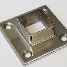 Фланец нержавеющий приварной встык с выступом квадратный Ду 10 Ру 25 AISI 304 10х14х15х14 мм ГОСТ 12821-80