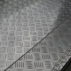 Лист нержавеющий рифленый г/к квинтет 12Х18Н12Т 3 мм