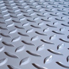 Лист нержавеющий рифленый г/к чечевица 03Х18Н11 5 мм ГОСТ 8568-77